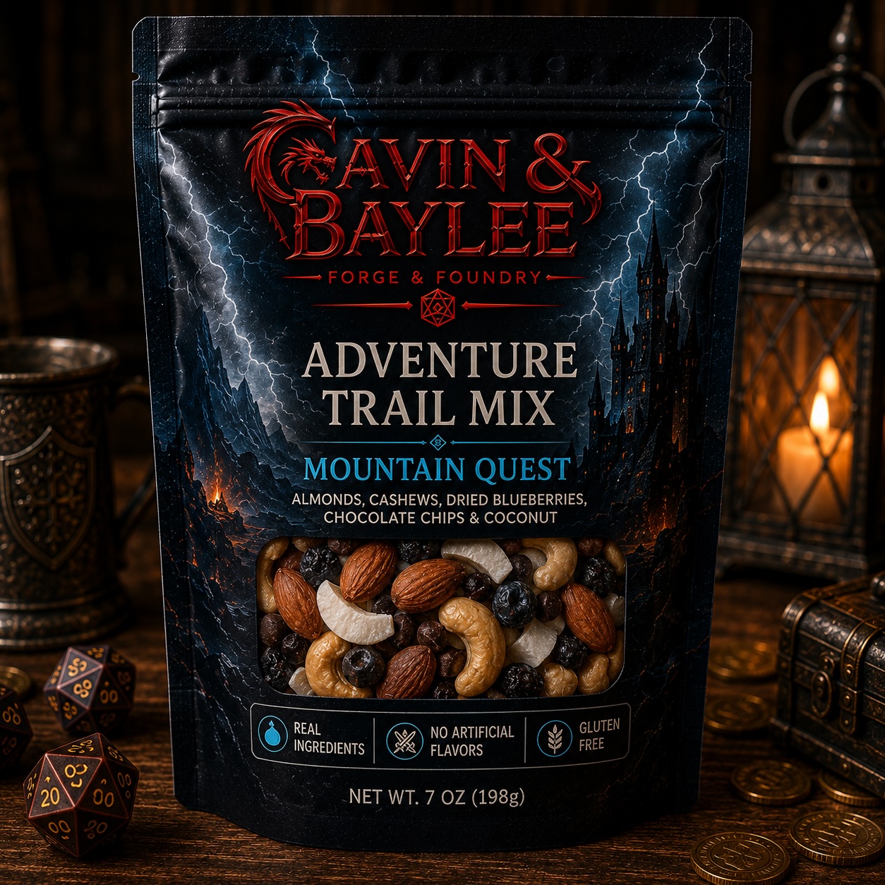 Mountain Quest Adventure Trail Mix pouch